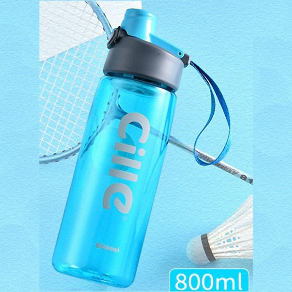 Бутылка для воды cille 800 синяя 10