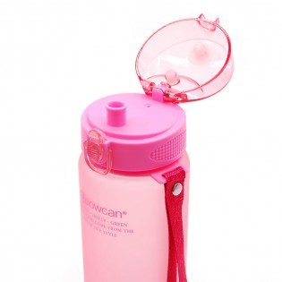 Спортивная бутылка POWCAN 800 мл — розовая