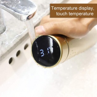 Термос с индикатором температуры Smart CUP — золотой (5)