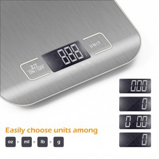 Электронные кухонные весы с аккамулятором кгунциймлфунтг (15)