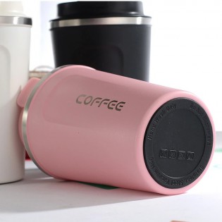 Термокружка Coffee 500 мл — розовая (3)