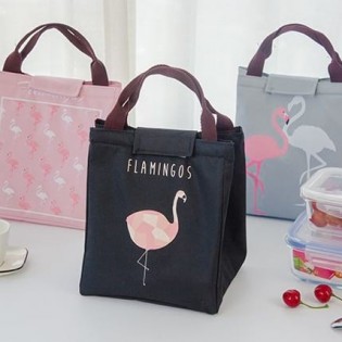 ланч бэг фламинго 17