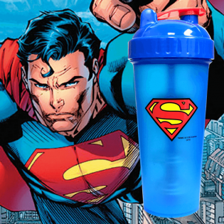 Спортивный шейкер “Superman” 600 мл – синий131415