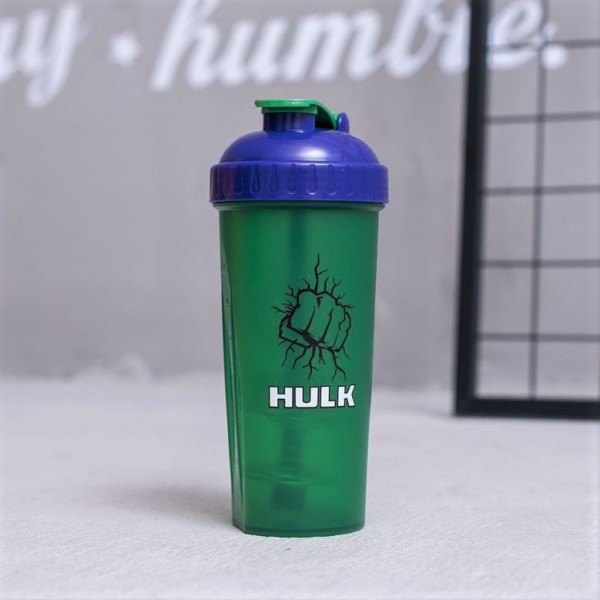 Спортивный шейкер "Hulk" 600 мл - зеленый