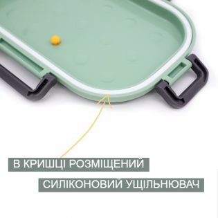 Ланч бокс Dots зелений 3 Ланч бокс Dots зелений 3