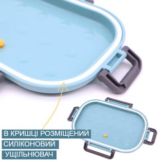 Ланч бокс Dots синій 7