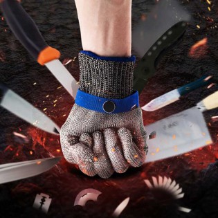 Кольчужная перчатка устойчивая к порезам Anti-cut (5)
