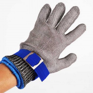 Кольчужная перчатка устойчивая к порезам Anti-cut (8)