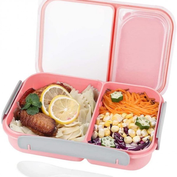 Ланч бокс «OldPAPA Bento» 1200 мл - розовый