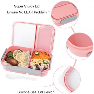 Ланч бокс «OldPAPA Bento» 1200 мл – розовый (4)