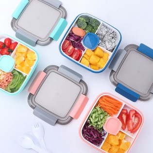 Ланч бокс – салатница OldPAPA Bento 1200 мл – розовый (28)