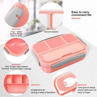 Ланч Бокс OldPAPA Bento 4 відділи синій (2)