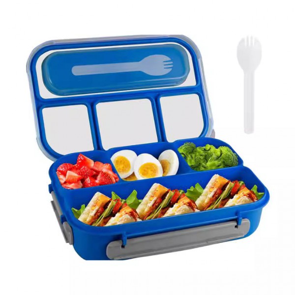 Ланч Бокс OldPAPA Bento 4 відділи синій
