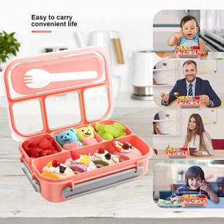 Ланч Бокс OldPAPA Bento 4 відділи синій (6)
