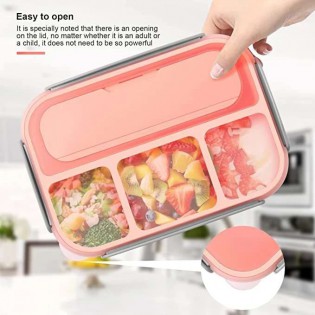 Ланч Бокс OldPAPA Bento 4 відділи синій (7)
