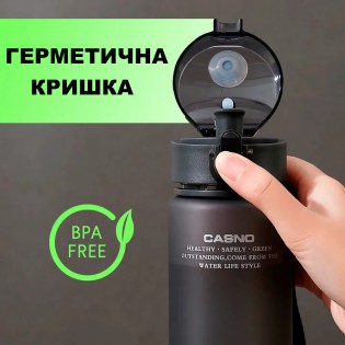 Спортивна пляшка Casno 400 чорна (4)