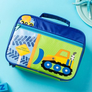 Детский Ланч-Бэг термосумка "Трактор" - синий