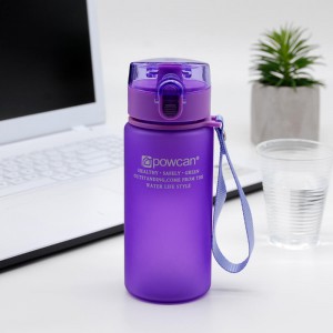 Спортивная бутылка "PAWCAN" 400 мл - фиолетовая
