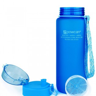 Спортивная бутылка «POWCAN» 800 мл – синяя (2)