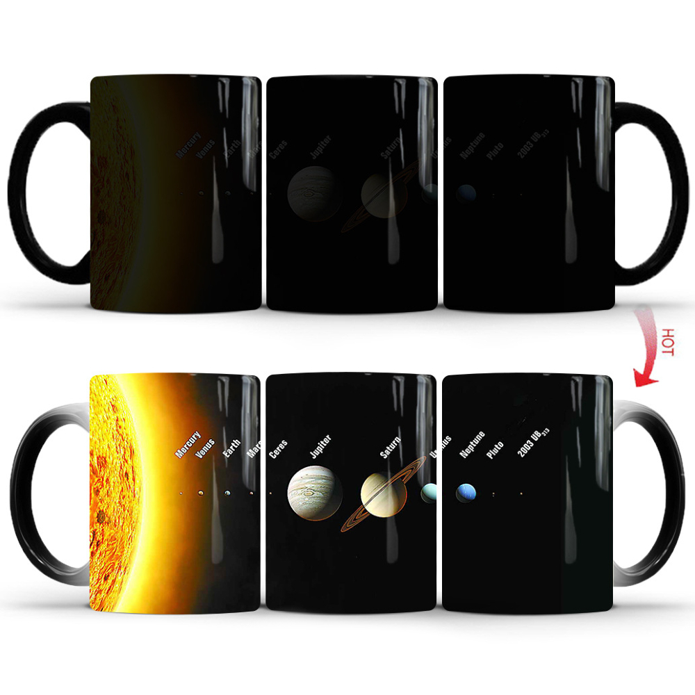 Чашка хамелеон Планеты Солнечная система 330 мл