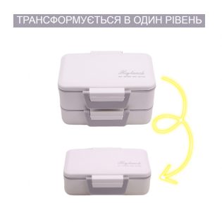 Ланч бокс Hey lunch білий 5