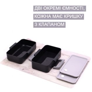 Ланч бокс Hey lunch чорний 5(1)