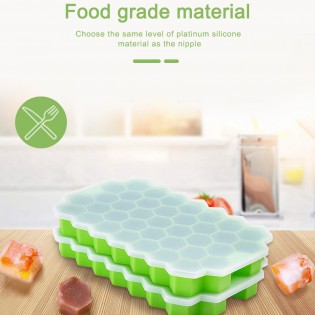 Форма для льда силиконовая с крышкой Kitchen Helper (5)