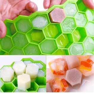 Форма для льда силиконовая с крышкой Kitchen Helper (6)