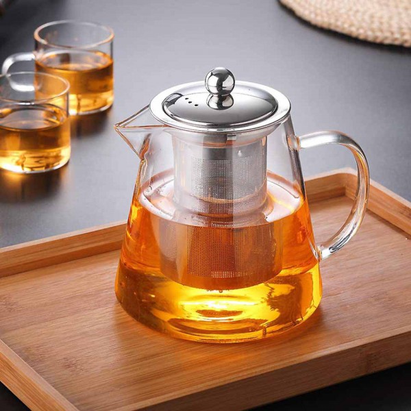 Заварник для чая стеклянный термостойкий 750 мл Magic Tea (9)