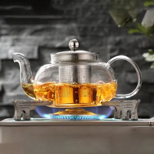 Заварник для чая стеклянный термостойкий 800 мл Magic Tea (7)