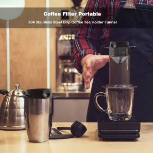 Пуровер для кофе складной многоразовый Coffee Maker (8)