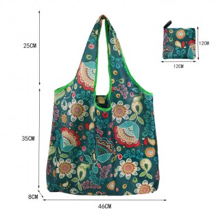 Сумка шоппер сумка тоут складная Light цветы (2)