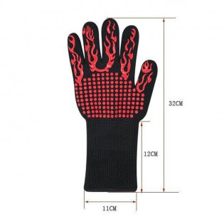 Термостойкие перчатки до 800 С˚ перчатки для барбекю Magic Gloves (2)