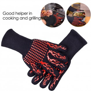 Термостойкие перчатки до 800 С˚ перчатки для барбекю Magic Gloves (3)