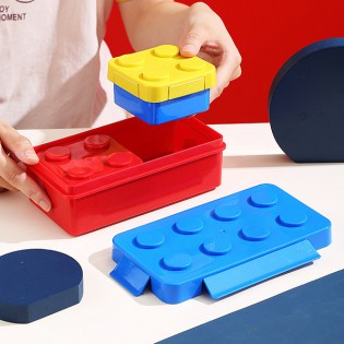 Ланчбокс детский на 3 секции Lego – сине/красный 4