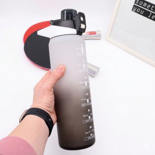 Спортивна пляшка Time Marker 1000 мл — чорна 7