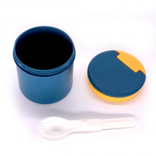 Ланч бокс супница 450 мл с ложкой Soup Cup – синяя2