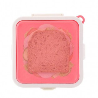 Ланч-бокс бутербродница седндвичница – розовый4