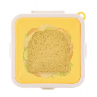 Ланч-бокс бутербродница седндвичница – желтый1