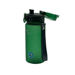 Спортивная бутылка для воды с поилкой на шнурке “Casno” 400 мл  – зеленая2