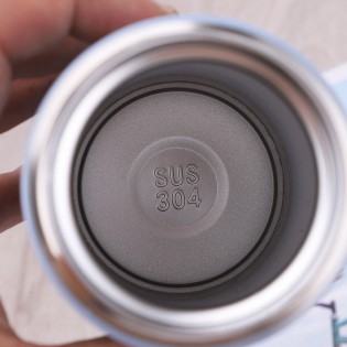 Термос для чая/кофе с LED-датчиком температуры стальной Smart Flask 420 мл – белый 6!!2215557759470-0-cib