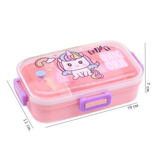 Ланч бокс Unicorn рожевий (3) Ланч бокс Unicorn рожевий (3)