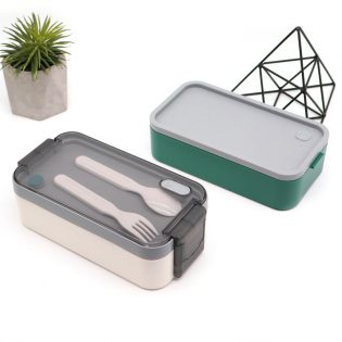 Ланч бокс трансформер 2 в 1 зелений 8