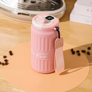 термокружка coffee cola pink