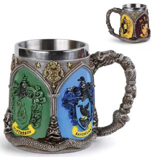Chashka-kruzhka-tankard-400-ml-nerzhavijucha-stal-Garri-Potter-gerbi-fakultetiv-Hogvardsa-1