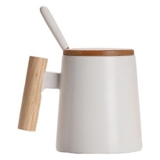 Chashka-kuhol-dlya-napoiv-Nature-400-ml-z-lozhkoju-derevyanoju-ruchkoju-ta-krishkoju-keramichna-bila-1